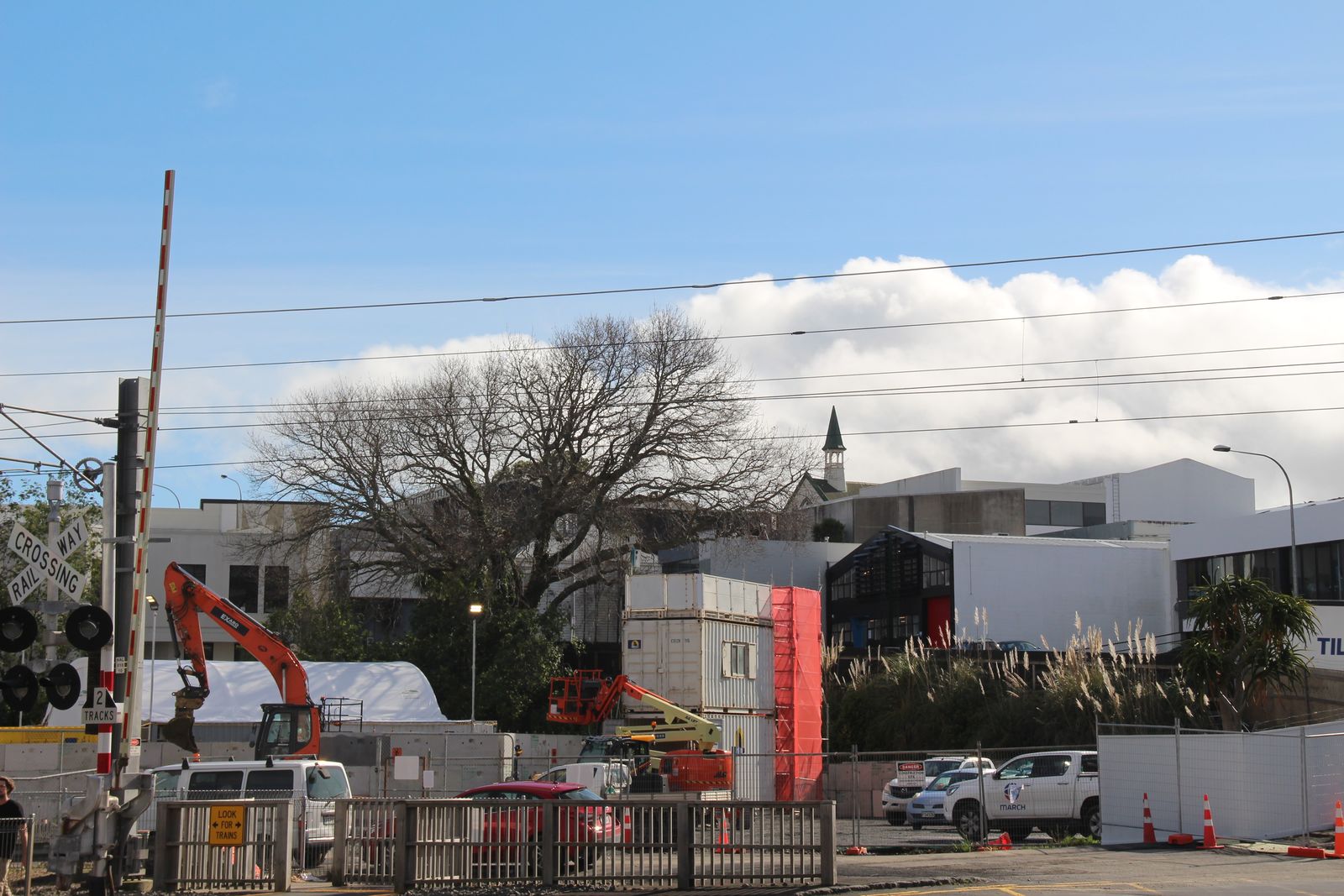 Containerised facility plays key role in Mount Eden Train Station construction